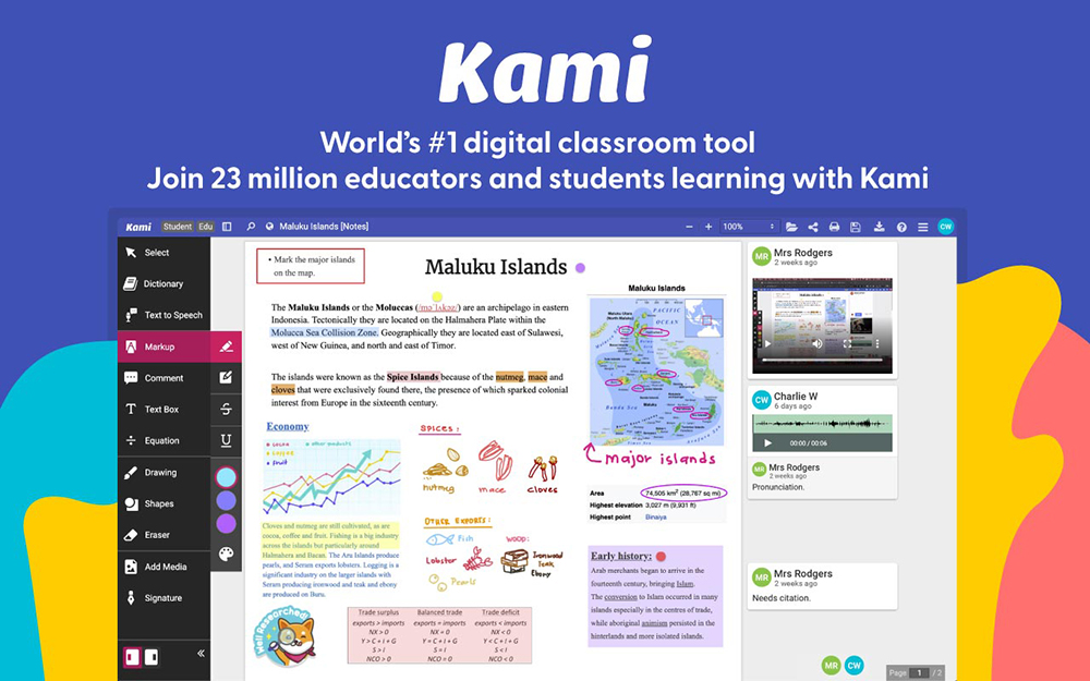 Kami for Student Engagement - Kami